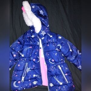 Warm comfy toddler winter jacket